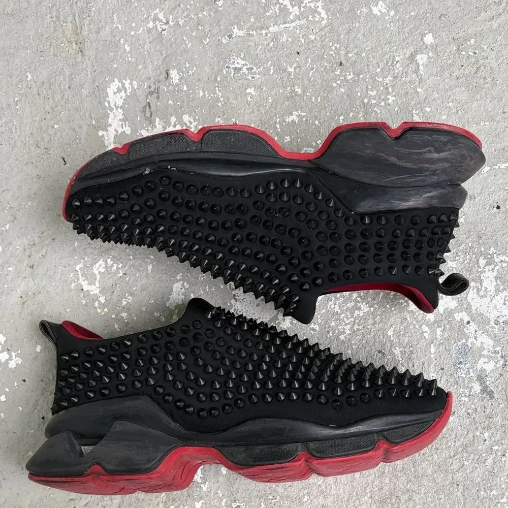 Christian Louboutin spike sock sneakers
